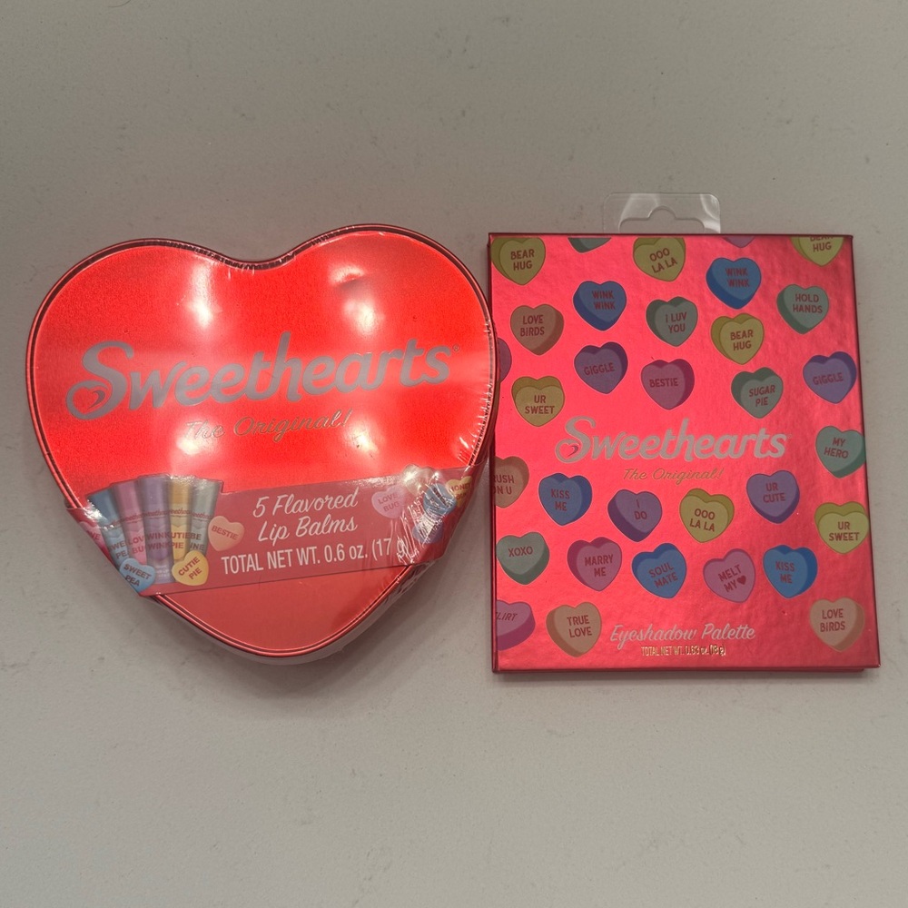 Sweethearts Eyeshadow Palette and Lip Balm Bundle
